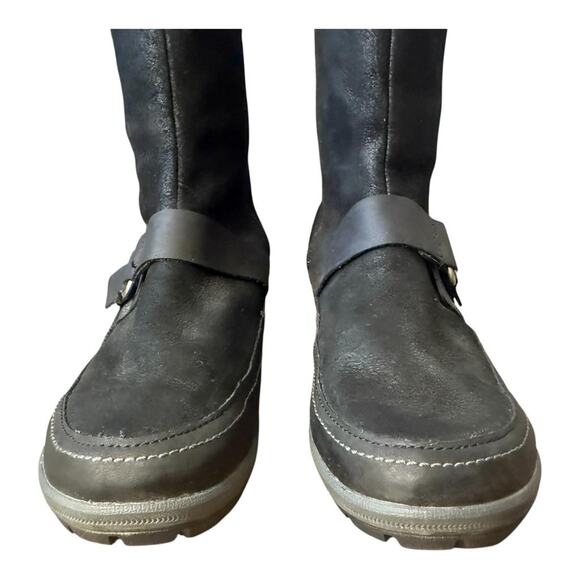 Merrell Emery Buckle Leather Moto Boot Women size 9 - Picture 2 of 8